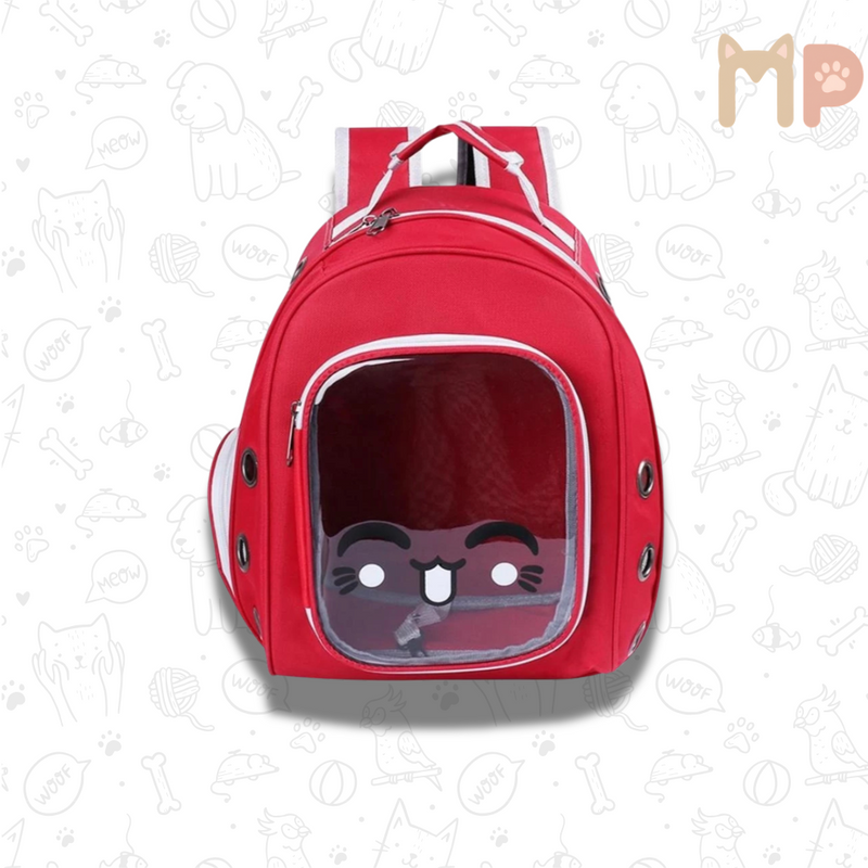 Mochila de Transporte com Visor Transparente – Conforto e Segurança para Seu Pet em Movimento