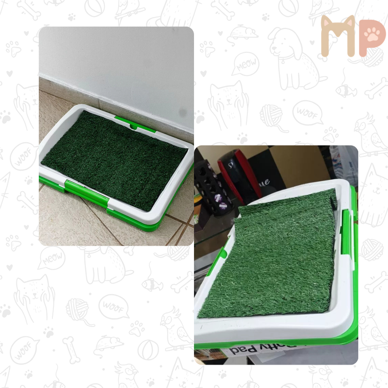 Sanitário Canino com Bandeja Lavável e Grama Sintética – Conforto e Higiene para o Seu Pet