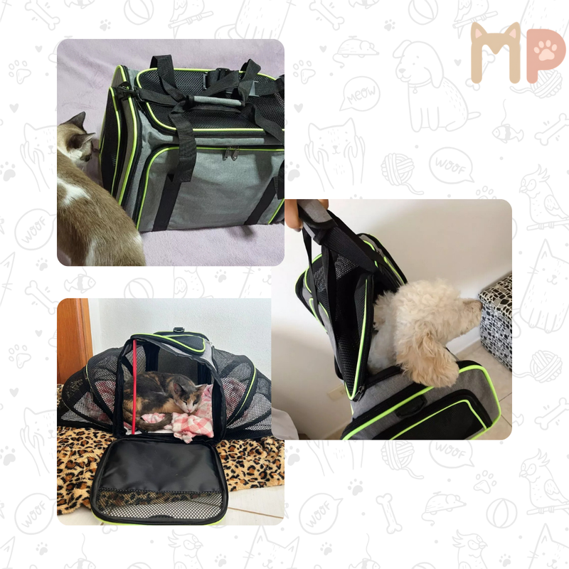 Bolsa de Transporte Expansível para Pet – Transporte com Conforto