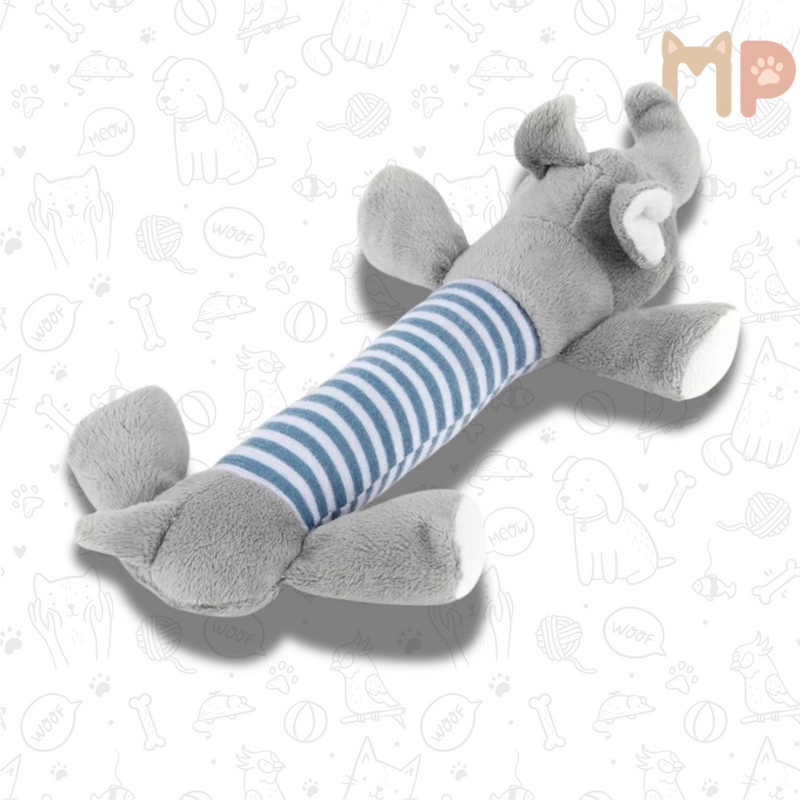 Kit com 3 Brinquedos de Pelúcia com Apito para Cães – Diversão, Conforto e Estímulo Sonoro