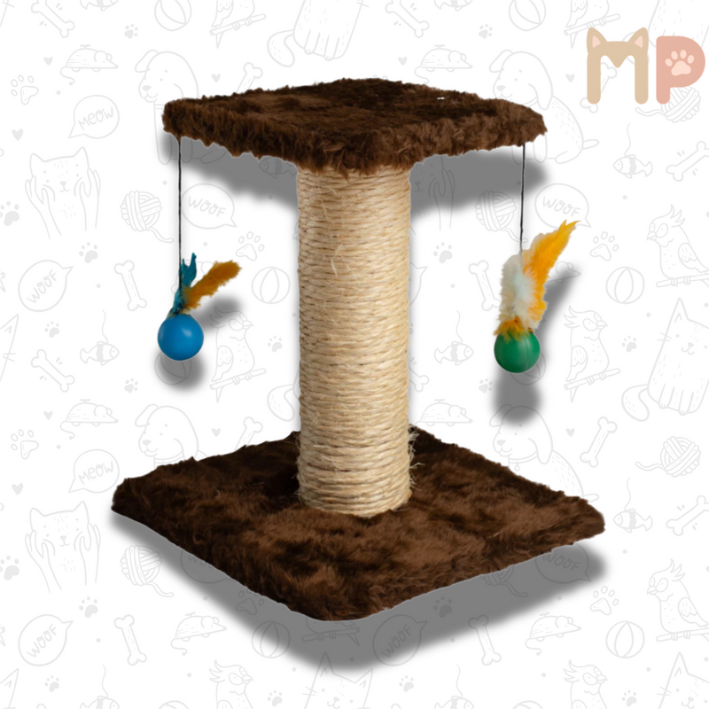 Torre Compacta para Gatos – Brinca & Arranha