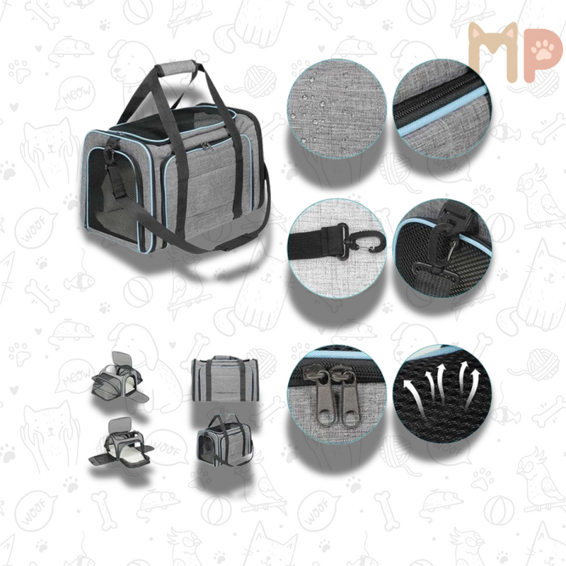 Bolsa de Transporte Expansível para Pet – Transporte com Conforto