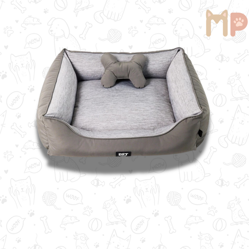 Cama Pet com Tecido Refrescante Pet Talk – Conforto Inteligente para Todas as Estações
